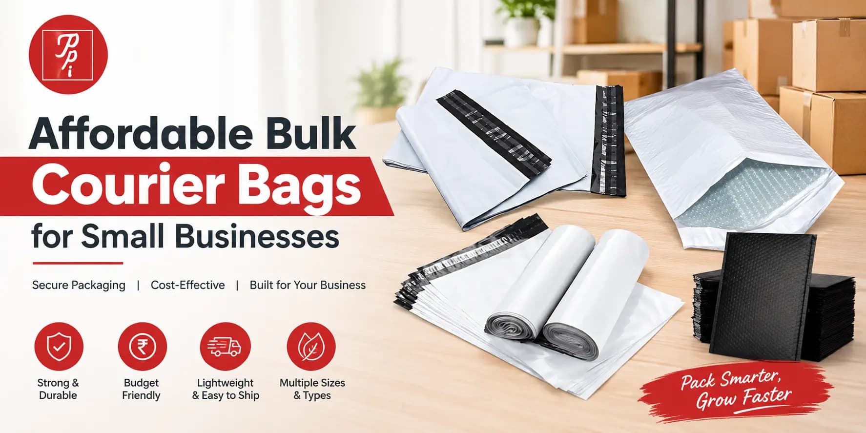Affordable Bulk Courier Bags in Delhi for Small Businesses